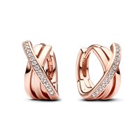 Orecchini Pandora Donna in Lega metallica Zirconia 283150C01 - 283150C01